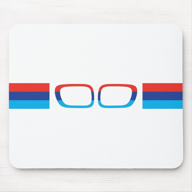 Tapis De Souris BMW M bandes horizontales et reins (Devant)