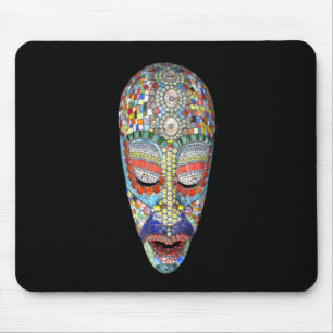 Tapis De Souris Bob, pourquoi le long visage ? Masque mosaïque