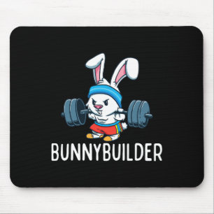 Tapis De Souris Bodybuilder Bunny Pâques Bunnybuilder Fitness Sall
