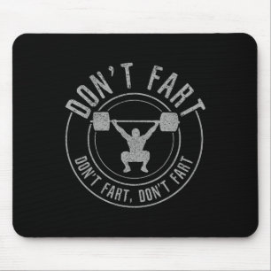 Tapis De Souris Bodybuilding Haltères Power Lifting N'allez Pas Lo
