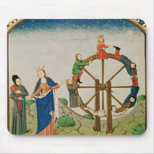 Tapis De Souris Boethius avec la roue de la fortune