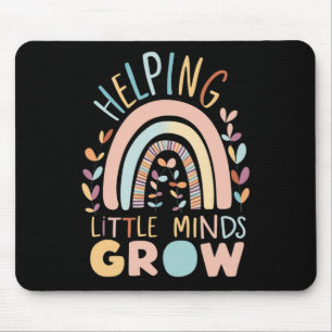 Tapis De Souris Boho de retour à l'école aider les petits esprits