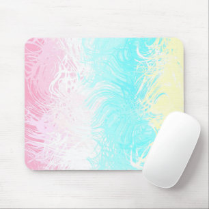 Tapis De Souris Boho Tourbillonnant Super Abstrait Genderflux Prid