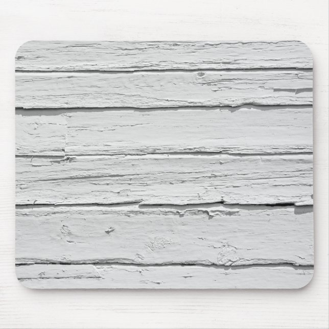 Tapis De Souris Bois Patiné blanc (Devant)