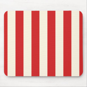 Tapis De Souris Boîte aux lettres rouge à rayures crème Tofu