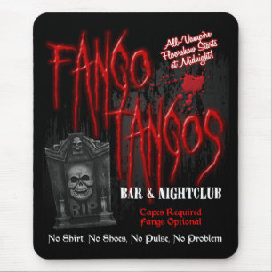 Tapis De Souris Boîte de nuit de vampire de tangos de Fango