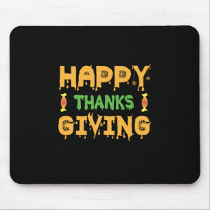 Tapis De Souris Bon thanksgiving d'Halloween Anniversaire