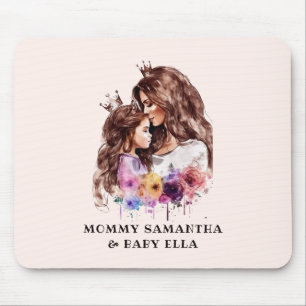 Tapis De Souris Bond adorable maman et fille (8)
