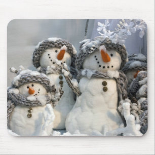 Tapis De Souris Bonhommes de neige