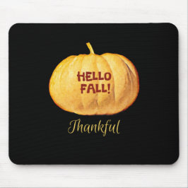 Tapis De Souris Bonjour AUTOMNE Merci Citrouille d'automne