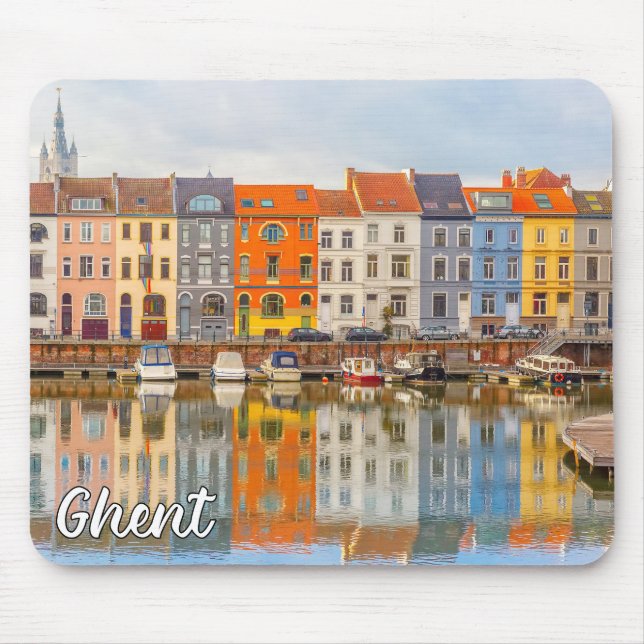 Tapis De Souris Bonjour De Gand, Belgique (Devant)