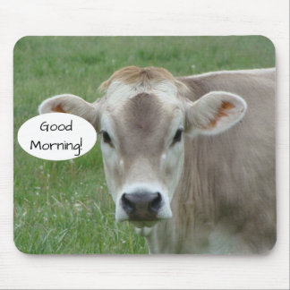 Tapis De Souris Bonjour de votre vache Jersey locale