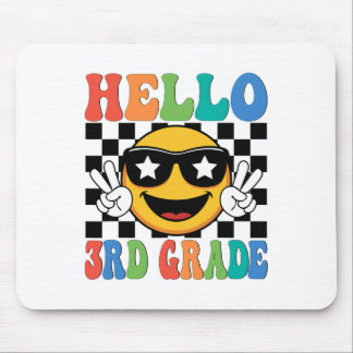 Tapis De Souris Bonjour enseignant de 3e année troisième classe ga