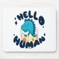 Bonjour humain drôle Dinosaure