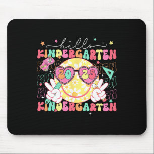 Tapis De Souris Bonjour jardin d'enfants visage souriant rentrée s