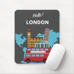 Tapis De Souris Bonjour London Mouse Pad
