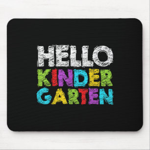 Tapis De Souris Bonjour maternelle drôle de rentrée scolaire étudi