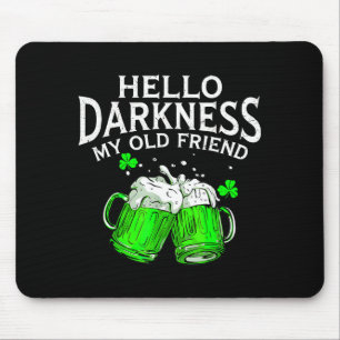 Tapis De Souris Bonjour obscurité vieil ami bière irlandaise St. P