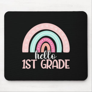 Tapis De Souris Bonjour Première Année Retour à l'école 1ère année