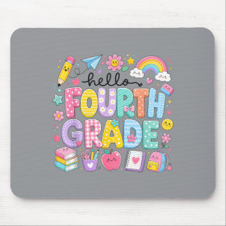 Tapis De Souris Bonjour quatrième année premier jour d'école Migno