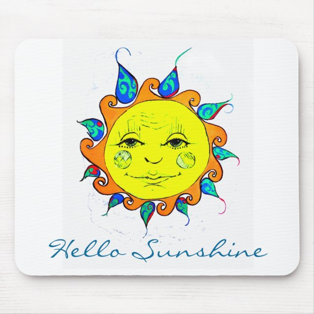 Tapis De Souris Bonjour soleil (Devant)
