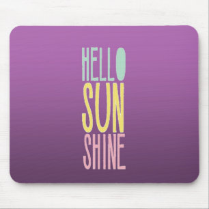 Tapis De Souris Bonjour Sunshine