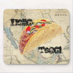 Tapis De Souris Bonjour taco ! Mousepad