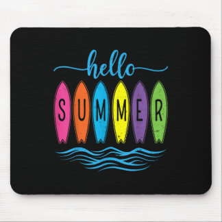 Tapis De Souris Bonjour Vacances Été Vibes Chemise - Summer Beach 