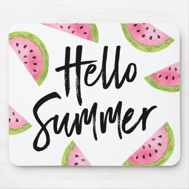 Tapis De Souris Bonjour Watermelon été (Devant)