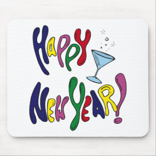 Tapis De Souris Bonne année colorée