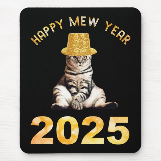 Tapis De Souris Bonne nouvelle année 2025 (Devant)