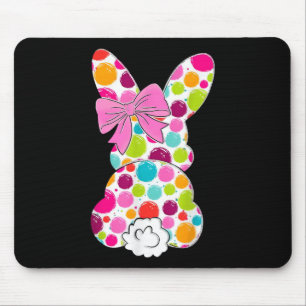 Tapis De Souris Bonne Pâques mignonne lapin lapin Ados Filles Enfa