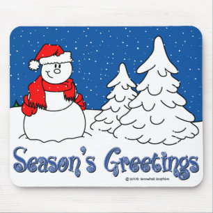 Tapis De Souris Bonnes Fêtes Mousepad