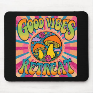 Tapis De Souris Bonnes vibes battre le champignon