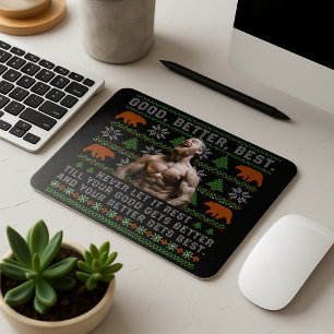 Tapis De Souris Bons Meilleurs Superbes Photos de Costume de Noël 