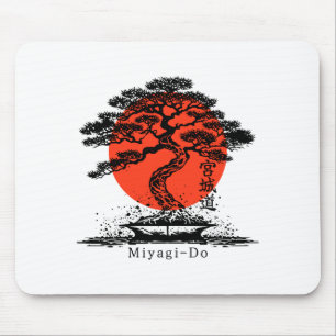 Tapis De Souris Bonsai Kanji japonais Miyagi Do T Shi personnalisé
