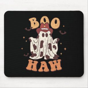 Tapis De Souris Boo Halloween Tri Ou Traiter Saison Éffrayante Gho