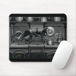 Tapis De Souris Boo Kitty Voit Quoi de Cuisine Souris Pad