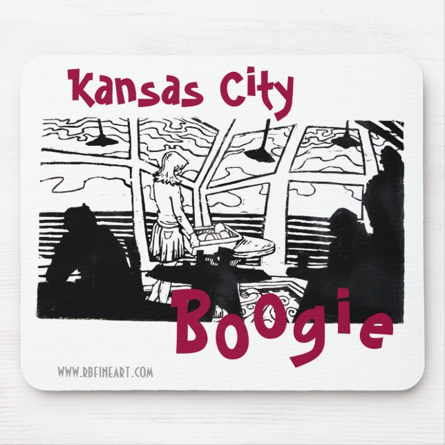 Tapis De Souris Boogie Mousepad de Kansas City (Devant)