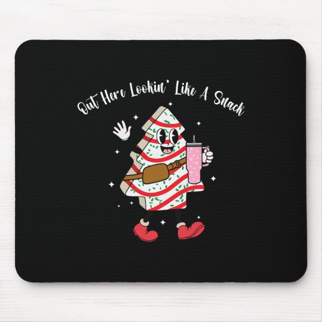 Tapis De Souris Boojee Extérieur Ici À La Recherche D'Un Snack Fun (Devant)