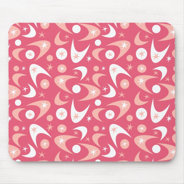 Tapis De Souris Boomerangs rétro (Devant)