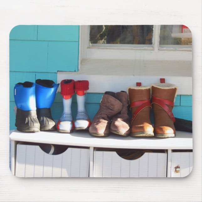 Tapis De Souris Boots d'hiver en ligne - Martha's Vineyard (Devant)