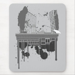 Tapis De Souris Boston brutal (version grise)