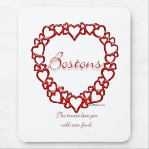 Tapis De Souris Boston Terrier True Love