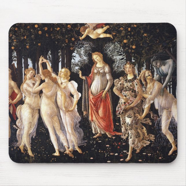 Tapis De Souris BOTTICELLI -Primavera 1482 (Devant)
