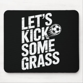 Tapis De Souris Bottons de foot drôle de l'amour de football