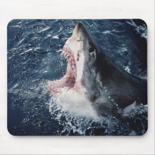 Tapis De Souris Bouche de requin élevée ouverte
