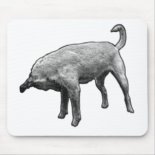 Tapis De Souris Bouchon de bureau avec un canon à nez