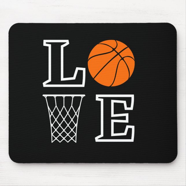 Tapis De Souris Boucles de basket-ball, Lecteur de basket-ball Cad (Devant)