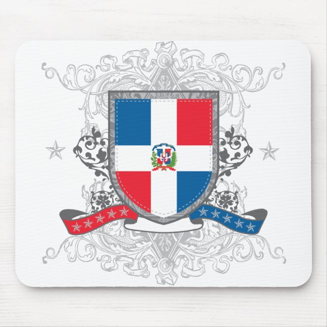 Tapis De Souris Bouclier dominicain (Devant)